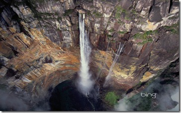 Angel Falls in Bolivar, Venezuela