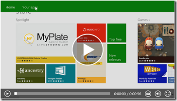 install Windows store apps video
