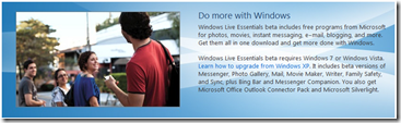 Windows Live Essentials beta