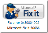 Microsoft Fixit 50686