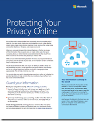 protecting your privacy factsheet