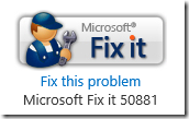 Microsoft fixit 50881