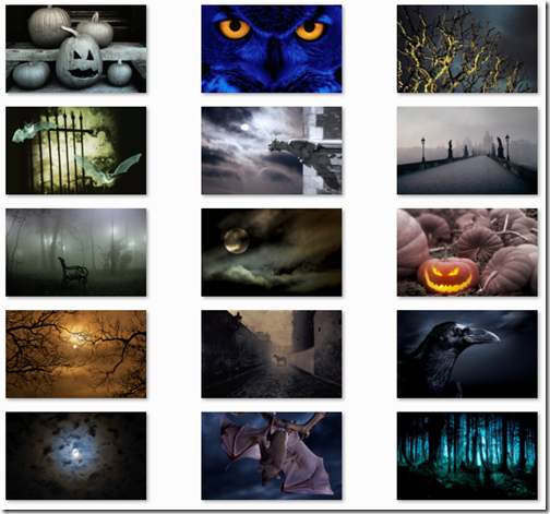 Eerie Autumn Theme for Windows 7 images