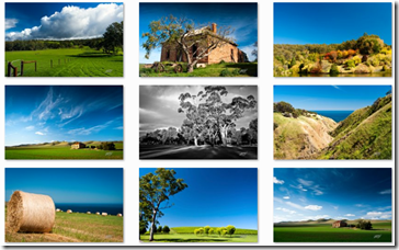 Australia landscapes theme
