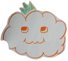 happy cloud icon