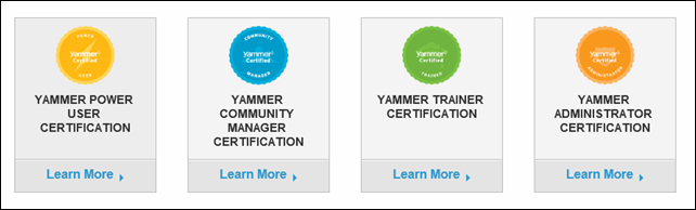 Yammer Certified Professional Program