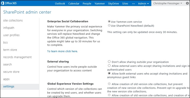 Yammer in Office 365