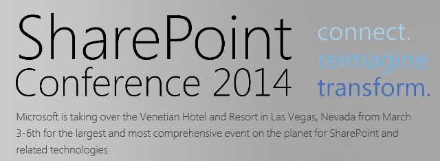 SharePoint Conference 2014