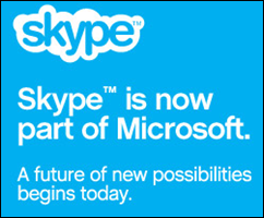 Skype is now part of Microsoft