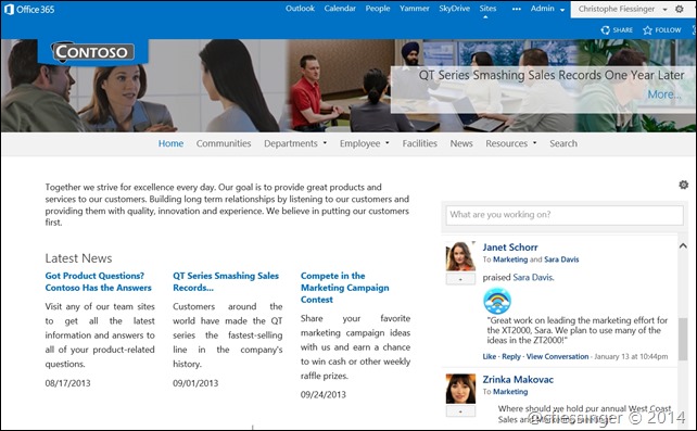 Yammer App for SharePoint