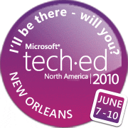 Microsoft tech.ed 2010
