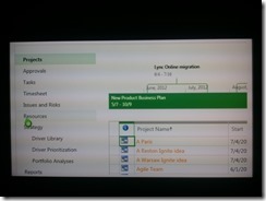 Microsoft Project Online on Xbox