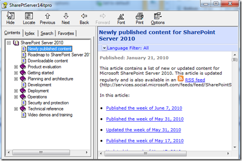 SharePoint Server 2010 Content