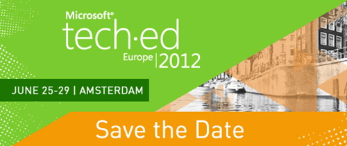 Järgmine Tech·Ed Europe toimub 2012. aastal Amsterdamis