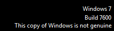 This copy of Windows is not genuine