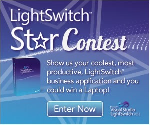MS VS LightSwitch Star Contest - banners - 300x250