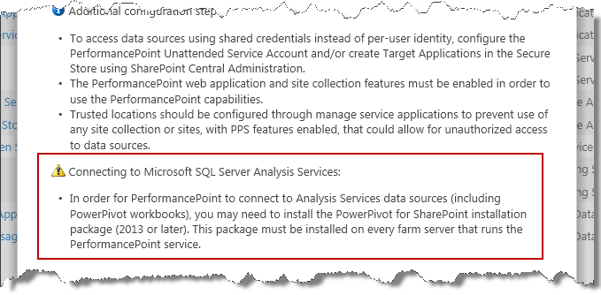 A reminder to install the ADOMD.NET data provider
