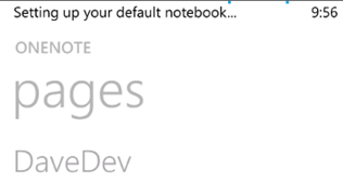 Creating Default Notebook