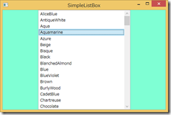SimpleListBox