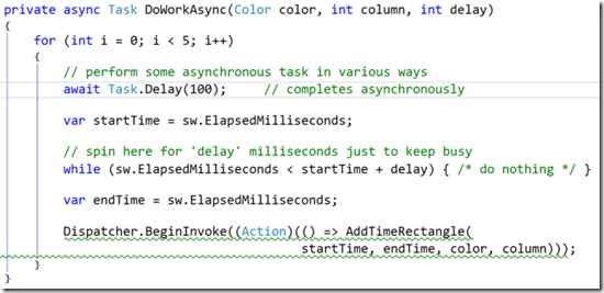 regular-async code