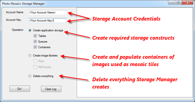 Storage Manager options