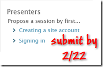 Submit a session!