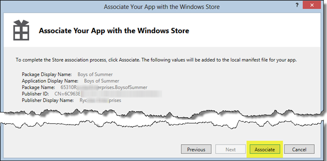 Associate app with the Windows Store