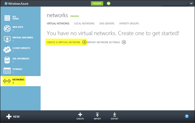 Create a Virtual Network