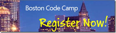Register for Boston Code Camp - October 20th