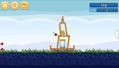 Le célèbre Angry Birds en version HTML5