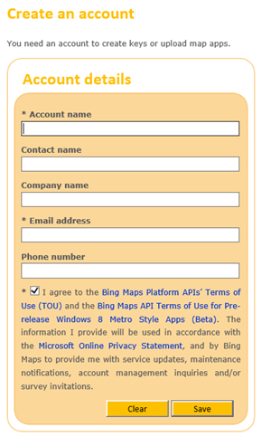 bing account details