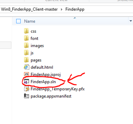 FinderApp Solution File