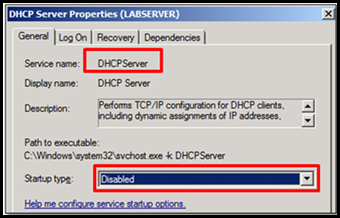 dhcp service