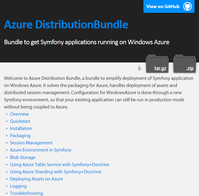 Azure Distribution Bundle