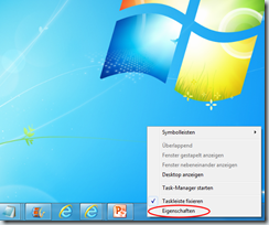 Windows-Tipp: Internet Explorer 9-Downloads im Startmenü anzeigen Schritt 1