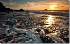 Windows 7 Design herunterladen: "Beach Sunsets"