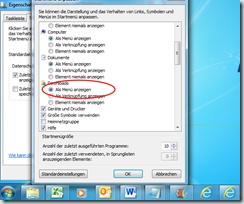Windows-Tipp: Internet Explorer 9-Downloads im Startmenü anzeigen Schritt 3