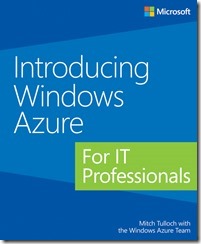 cover for Introducing Windows Azure for IT Professionals