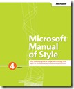 cover for Microsoft Manual of Style, 4th Edition