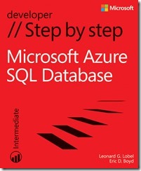 Cover for Azure SQL Database Step by Step