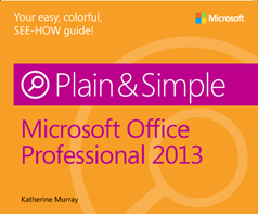 cover of Microsoft Office Professional 2013 Plain and Simple