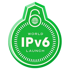 World IPv6 Launch 로고