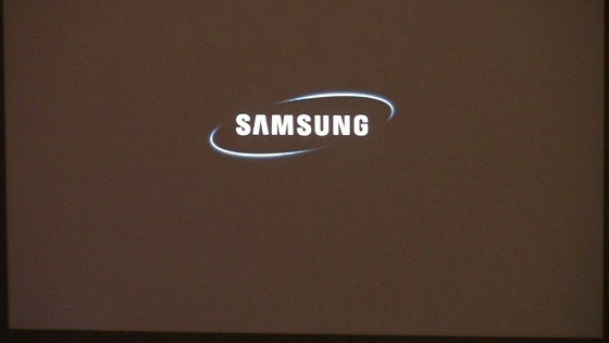 Эмблема Samsung, отображаемая при включении ПК