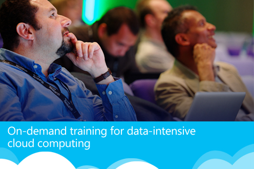 On-demand training for data-intensive computing