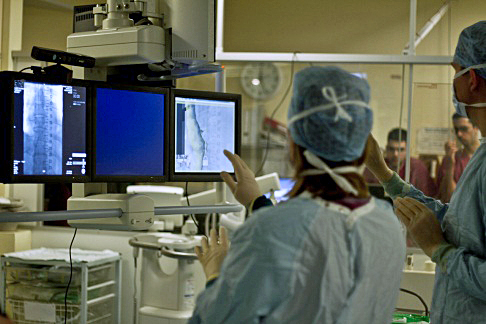 Surgeons use Kinect for Windows-based system to view and manipulate X-rays and scans without physical contact.