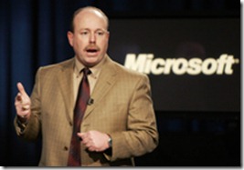 Microsoft chief operating officer, Kevin Turner, speaks at a news conference, December 13, 2006, at Microsoft headquarters in Redmond, Washington announcing a three-year agreement between Microsoft and HP to deliver hardware, software and services for business customers. Robert Sorbo/Microsoft/Handout