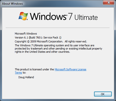 About Windows 7 SP1 RTM
