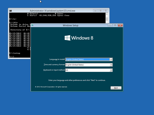 Install Windows 8 Release Preview