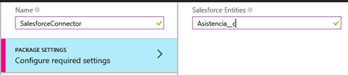 salesforce connector settings