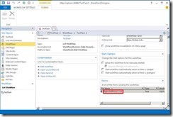 Figure 2. ApprovalProcess.xsn in SharePoint Designer